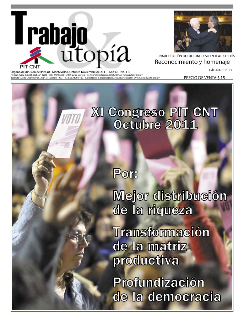 Congreso PIT-CNT Octubre 2011