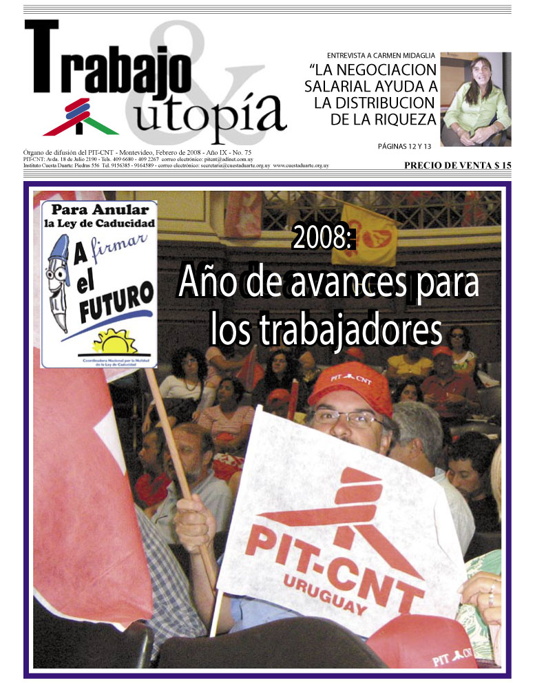 2008 Año de avance para los trabajadores